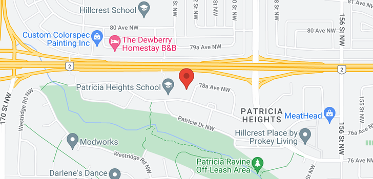 map of 7812 162 ST NW NW